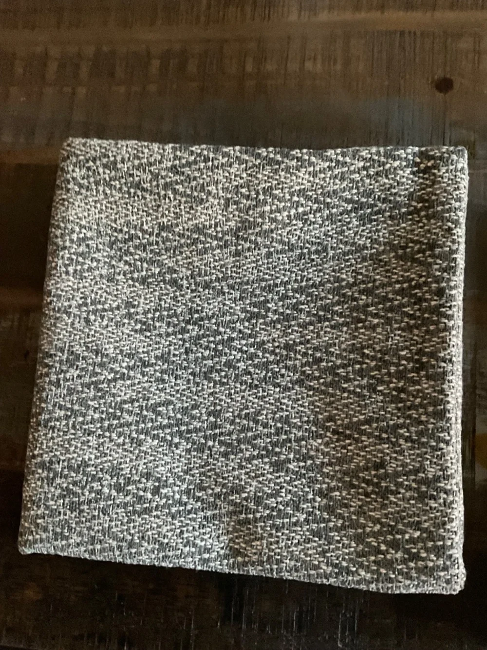 DECORATIVE SET OF 2 GREY PILLOW COVERS 20” x 20”